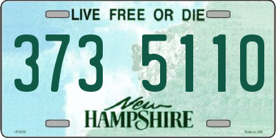 NH license plate 3735110