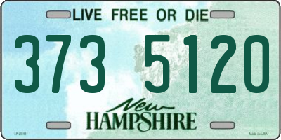 NH license plate 3735120