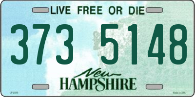 NH license plate 3735148