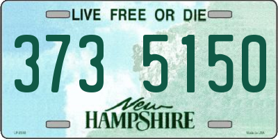NH license plate 3735150