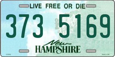 NH license plate 3735169