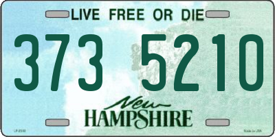 NH license plate 3735210