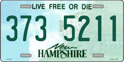 NH license plate 3735211