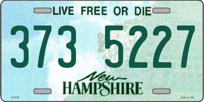 NH license plate 3735227