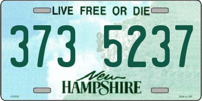 NH license plate 3735237