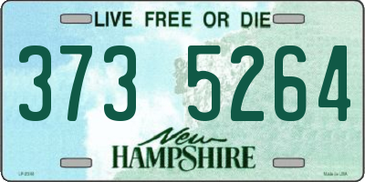 NH license plate 3735264
