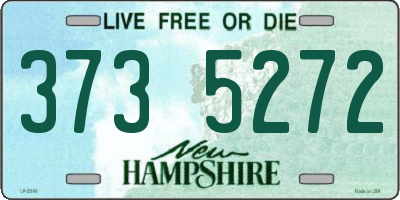 NH license plate 3735272