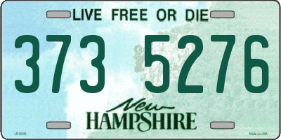 NH license plate 3735276