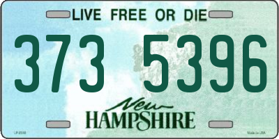 NH license plate 3735396