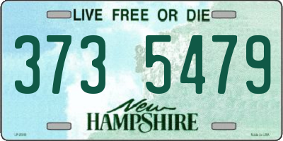 NH license plate 3735479