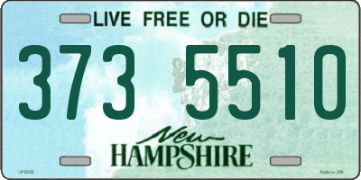 NH license plate 3735510