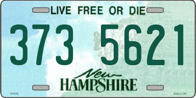 NH license plate 3735621