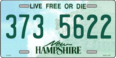 NH license plate 3735622