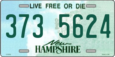 NH license plate 3735624