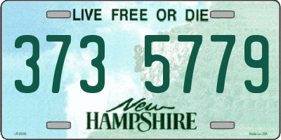 NH license plate 3735779