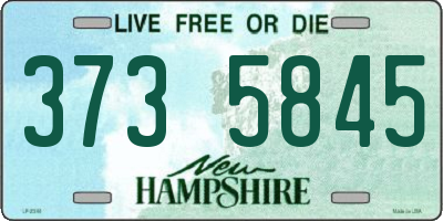 NH license plate 3735845