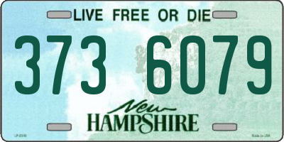 NH license plate 3736079