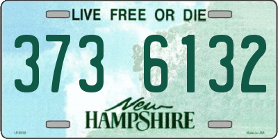 NH license plate 3736132