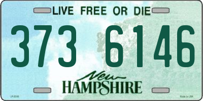 NH license plate 3736146