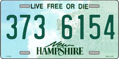NH license plate 3736154
