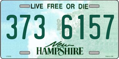 NH license plate 3736157