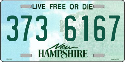 NH license plate 3736167