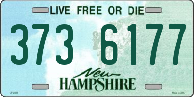 NH license plate 3736177