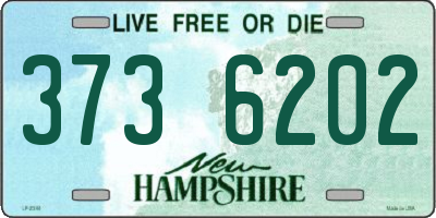 NH license plate 3736202