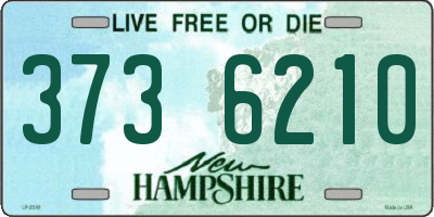 NH license plate 3736210