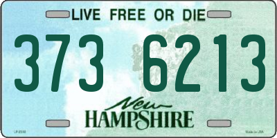 NH license plate 3736213
