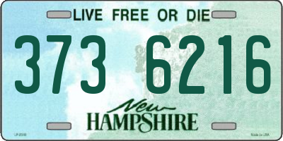 NH license plate 3736216