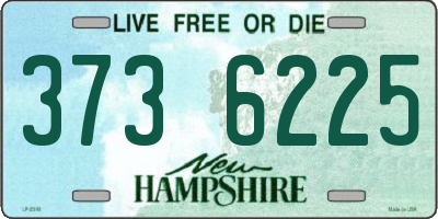 NH license plate 3736225