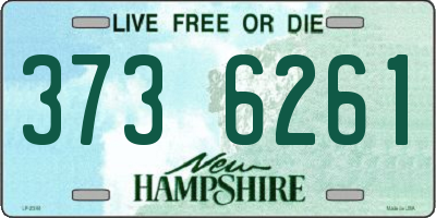 NH license plate 3736261