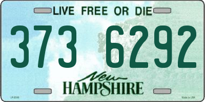 NH license plate 3736292