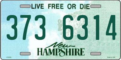 NH license plate 3736314