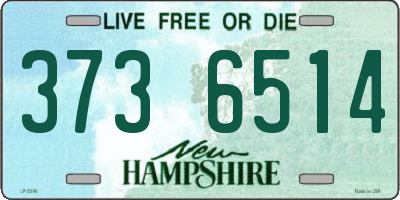 NH license plate 3736514