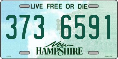 NH license plate 3736591
