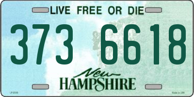 NH license plate 3736618