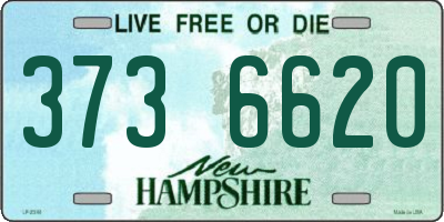 NH license plate 3736620