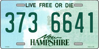 NH license plate 3736641