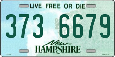 NH license plate 3736679