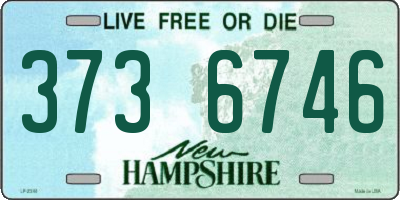 NH license plate 3736746