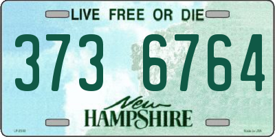 NH license plate 3736764