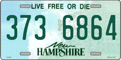 NH license plate 3736864