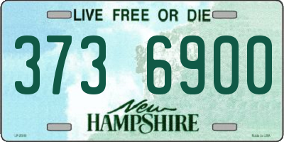 NH license plate 3736900