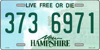 NH license plate 3736971