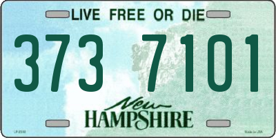 NH license plate 3737101