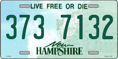 NH license plate 3737132