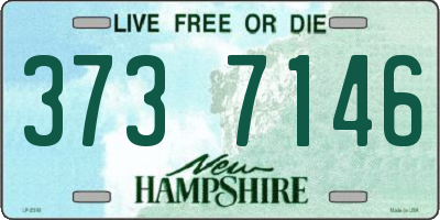 NH license plate 3737146