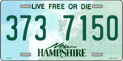 NH license plate 3737150